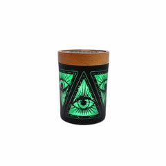 Illuminati Green SoleStash (Grinder + Stash Jar) - Discreet Smoker