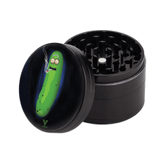 Pickle Rick 4-Piece CleanCut Grinder (Nonstick) - Discreet Smoker