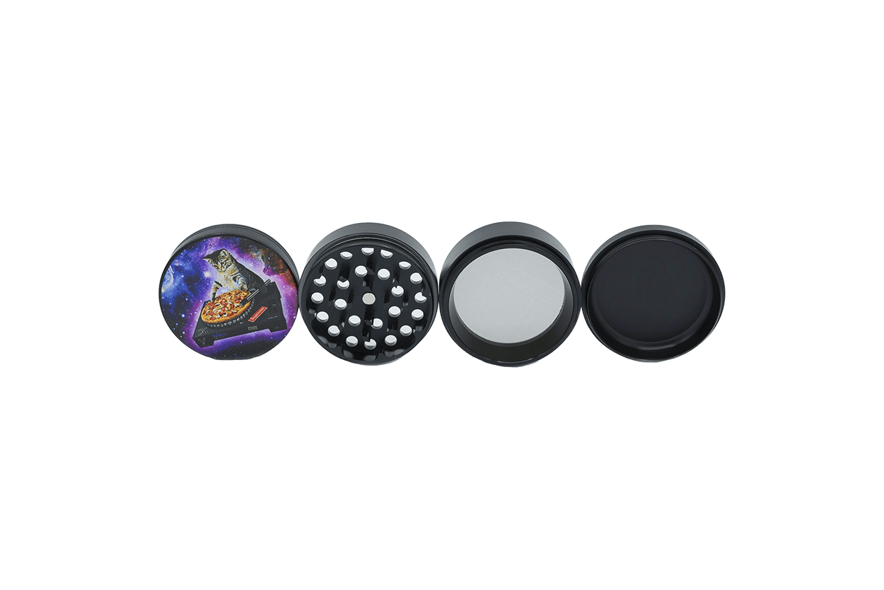 Pussy Vinyl 4-Piece CleanCut Grinder (Nonstick) - Discreet Smoker