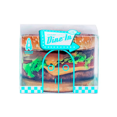 Quarter Pounder 4-Piece SharpShred Dine-In Grinder - Discreet Smoker