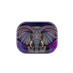 Elephant Metal Rollin' Tray - Discreet Smoker