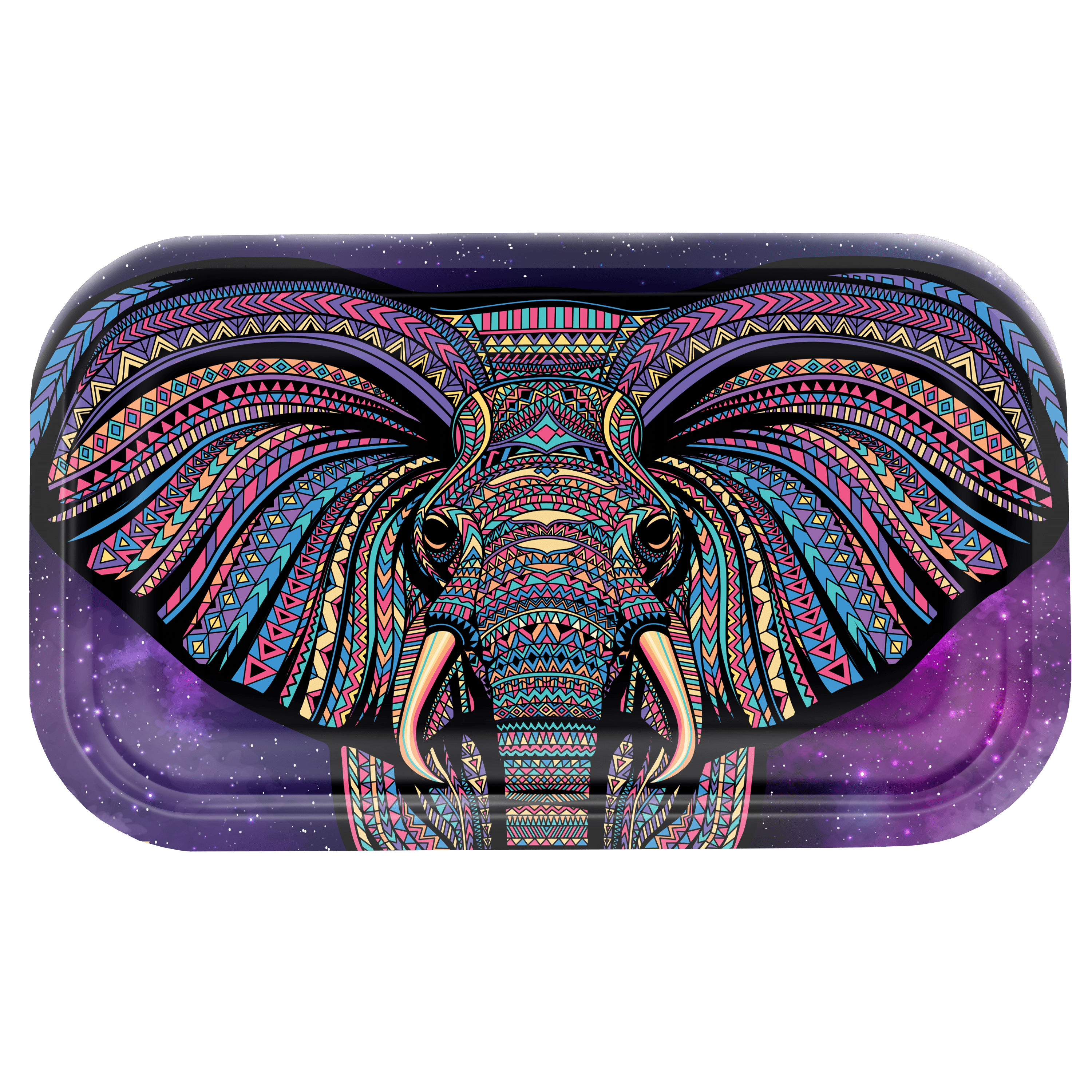 Elephant Metal Rollin' Tray - Discreet Smoker