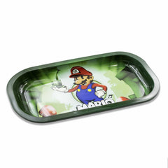 Mario Smoke Sesh Metal Rollin' Tray - Discreet Smoker