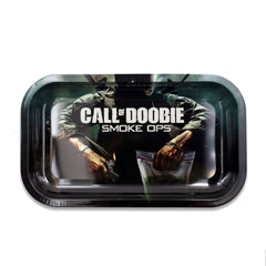 Call of Doobie Metal Rollin' Tray - Discreet Smoker