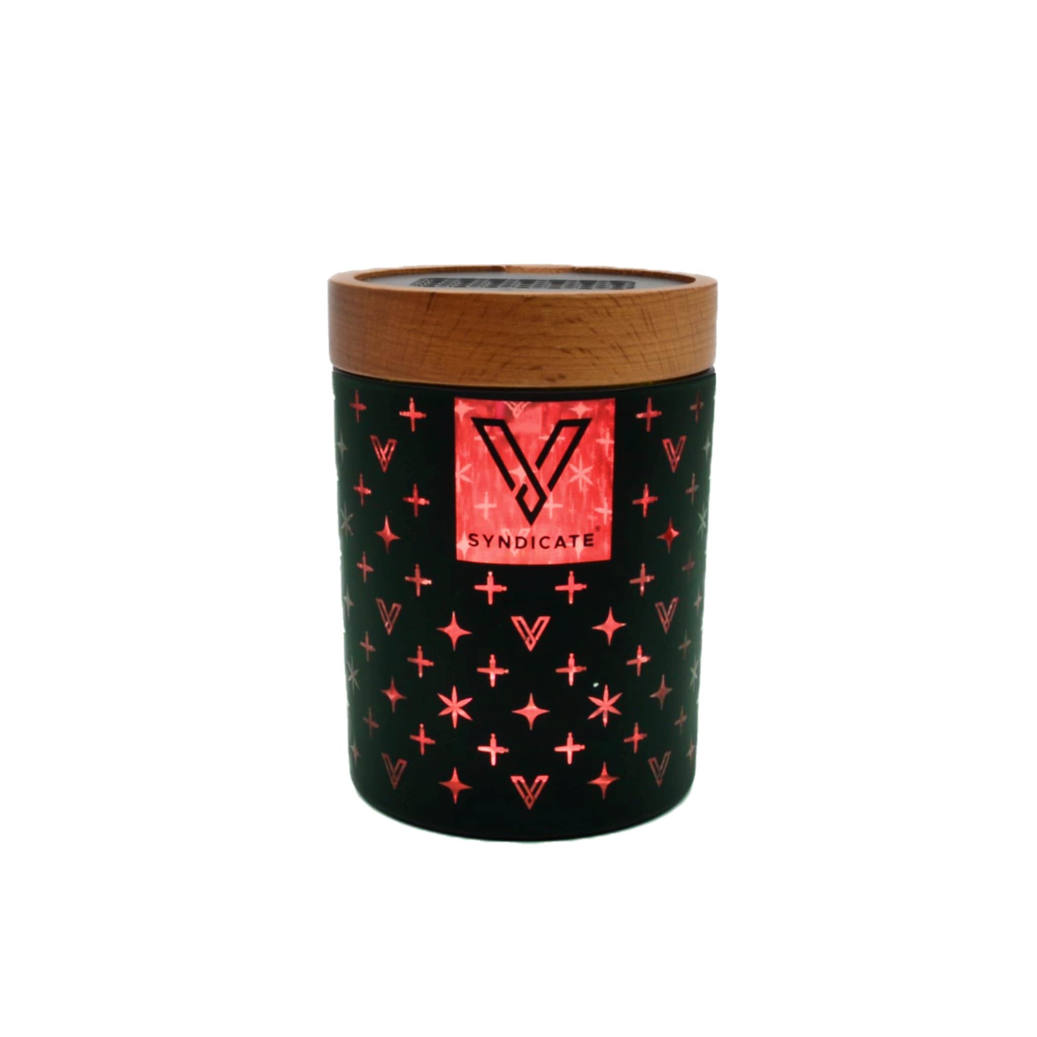 High End Red SoleStash (Grinder + Stash Jar) - Discreet Smoker