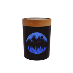 High Elevation Blue SoleStash (Grinder + Stash Jar) - Discreet Smoker