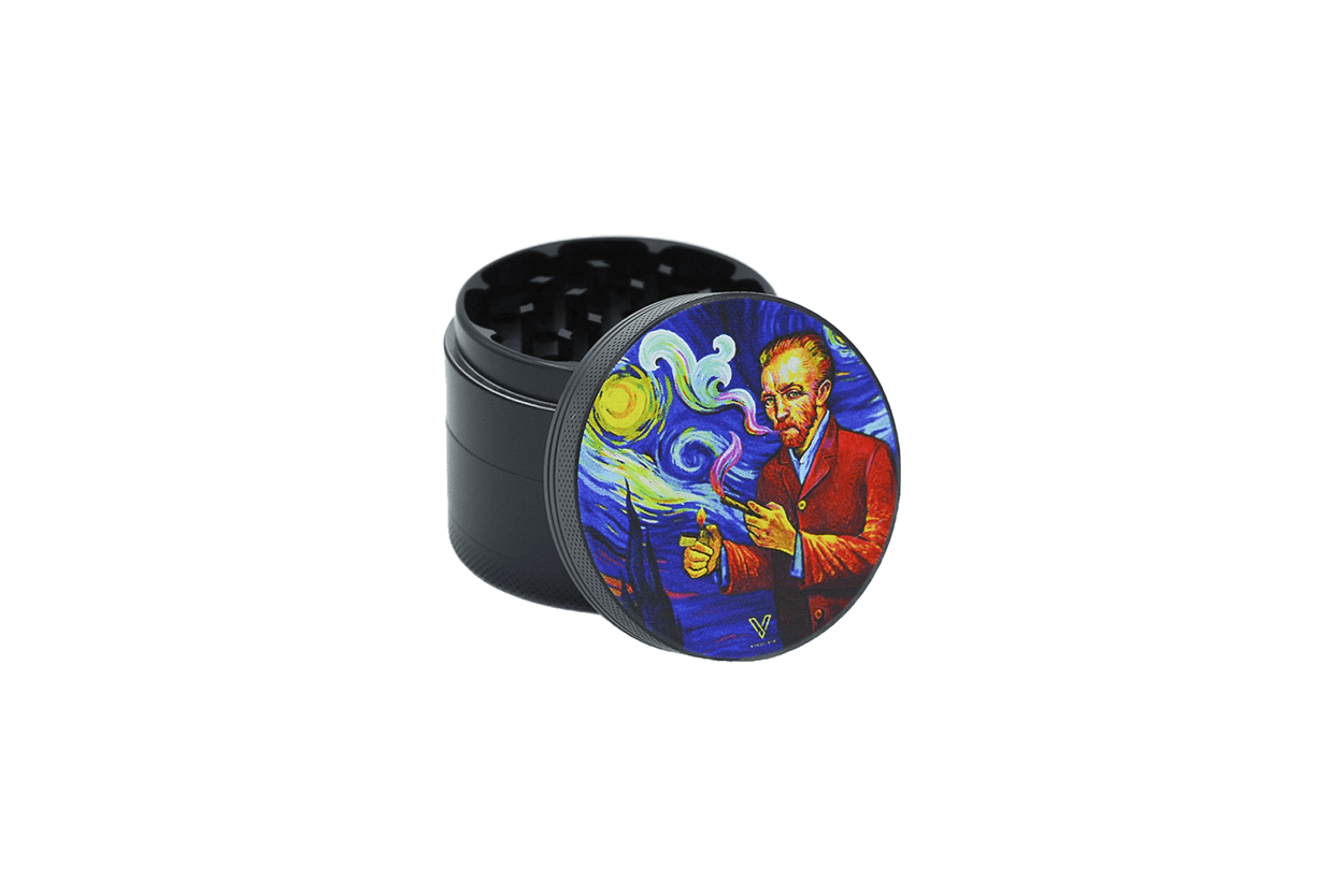 Smoky Night 4-Piece CleanCut Grinder (Nonstick) - Discreet Smoker