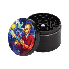Smoky Night 4-Piece CleanCut Grinder (Nonstick) - Discreet Smoker