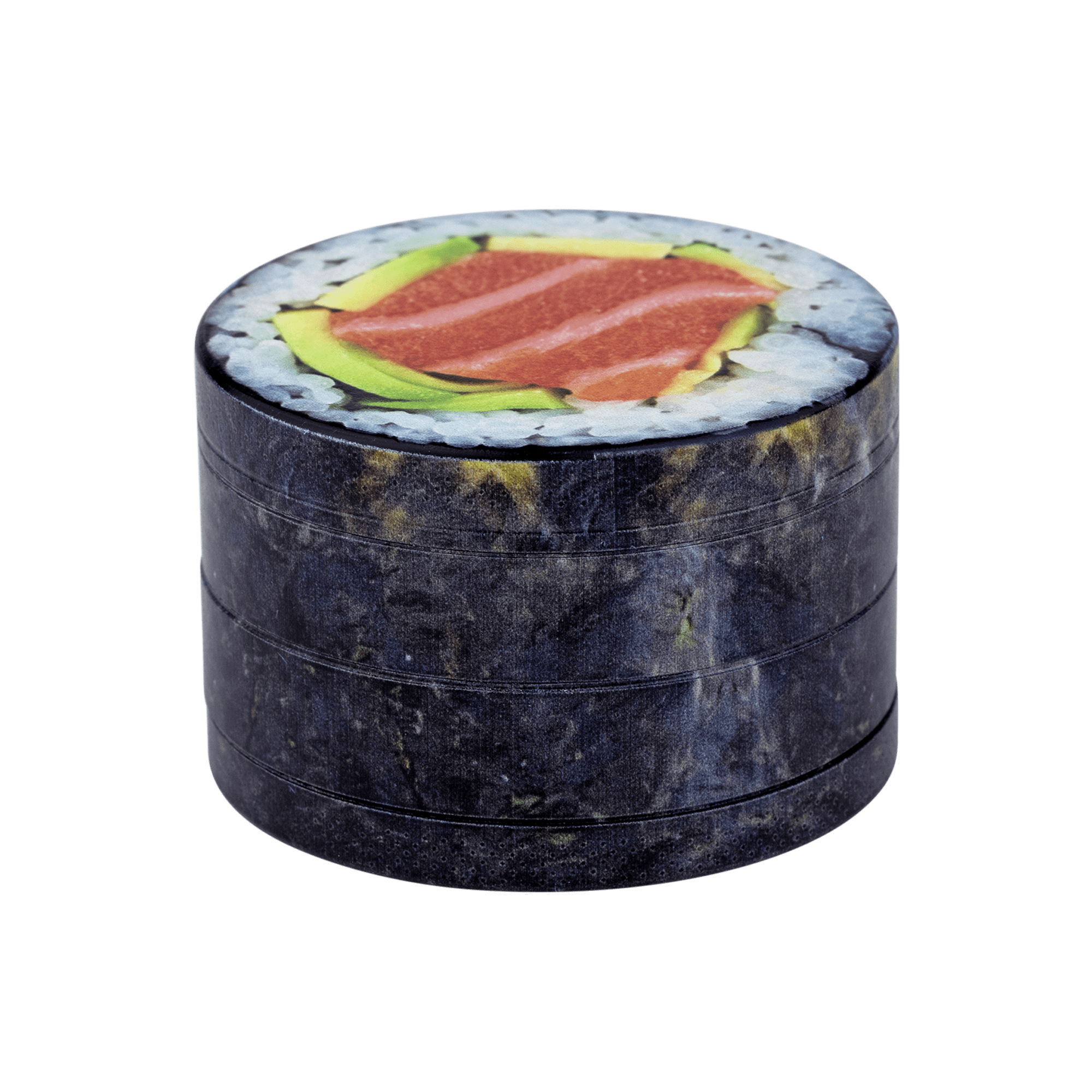 Sushi Roll 4-Piece SharpShred Dine-In Grinder - Discreet Smoker