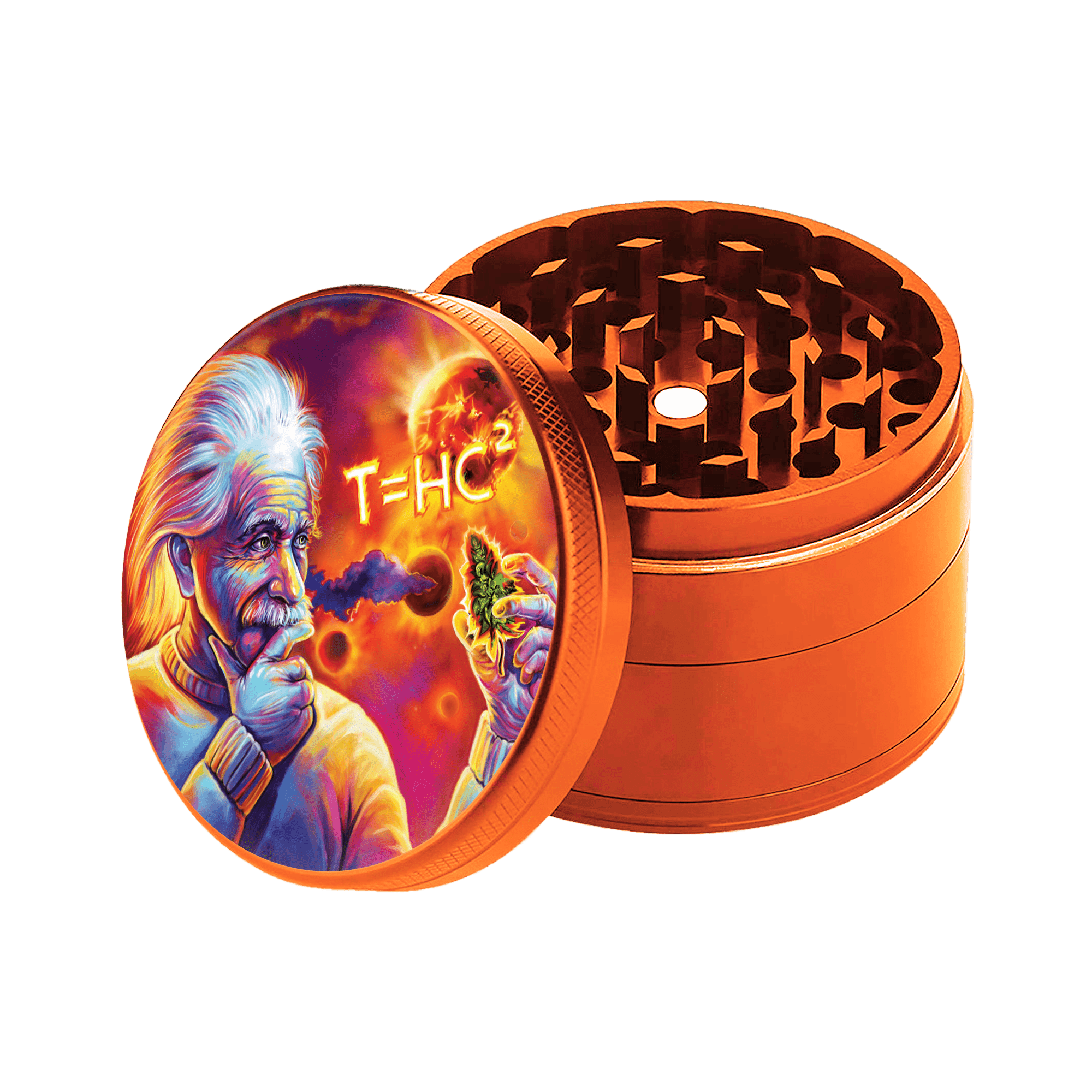 T=HC2 Solar Diesel 4-Piece SharpShred Grinder - Discreet Smoker