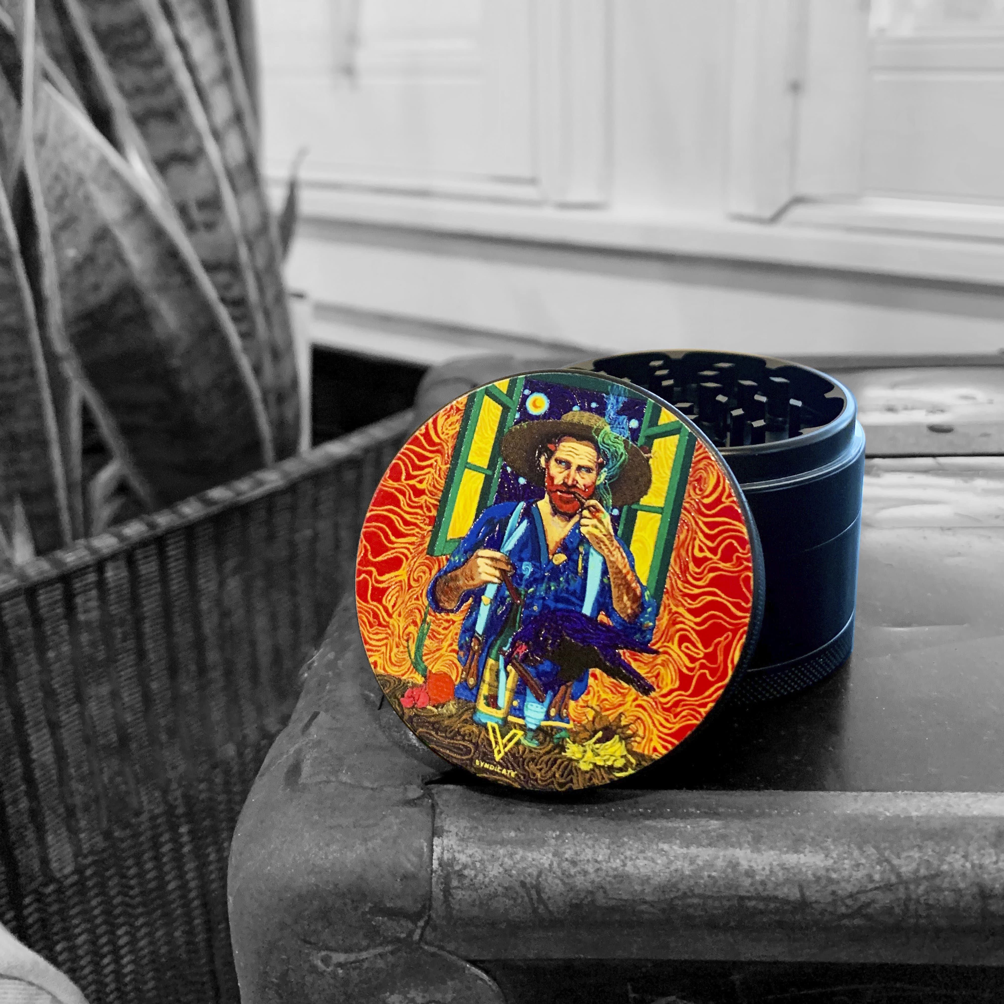 Van Gogh 4-Piece SharpShred Grinder - Discreet Smoker