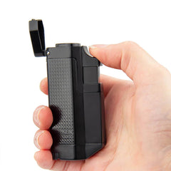 Portable Black Triple Jet Dab Torch lighter - Discreet Smoker