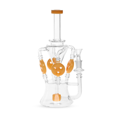 Medusa Customs 420 10.5" Quad Recycler - Discreet Smoker
