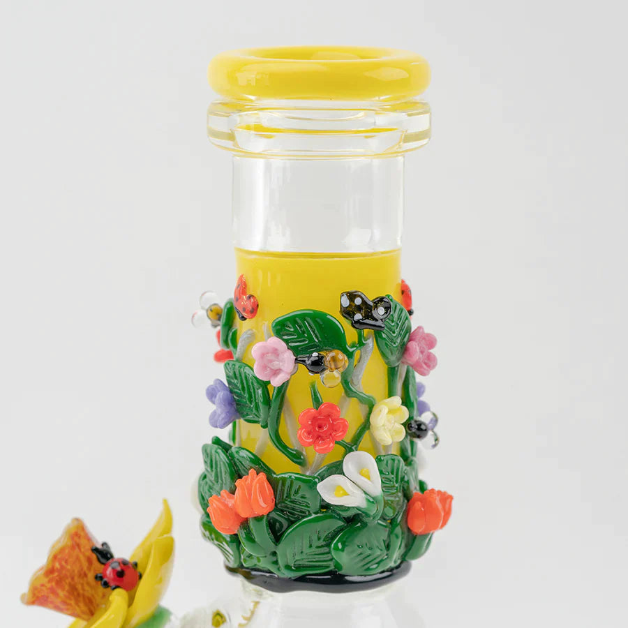 Sunshine Garden Beaker Water Pipe - Discreet Smoker