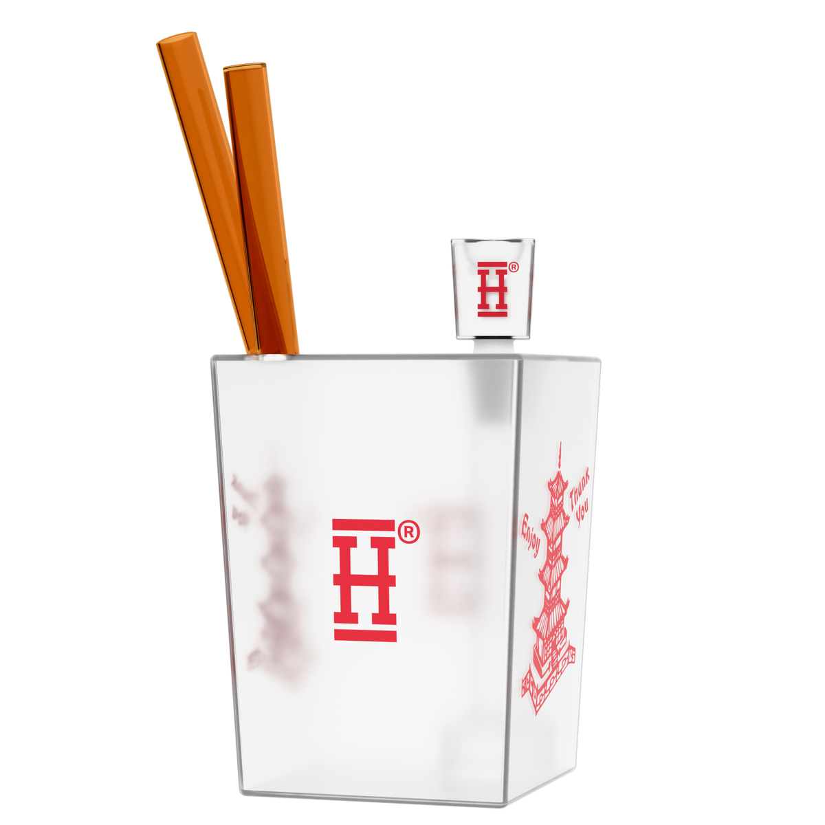 Chinese Takeout XL Bong - Discreet Smoker