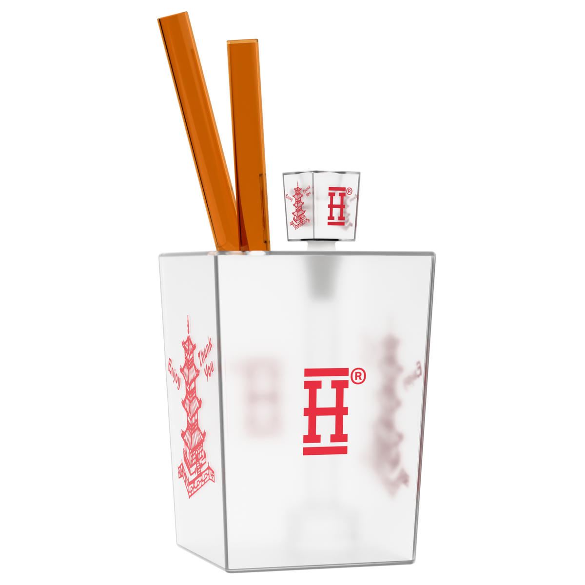 Chinese Takeout XL Bong - Discreet Smoker
