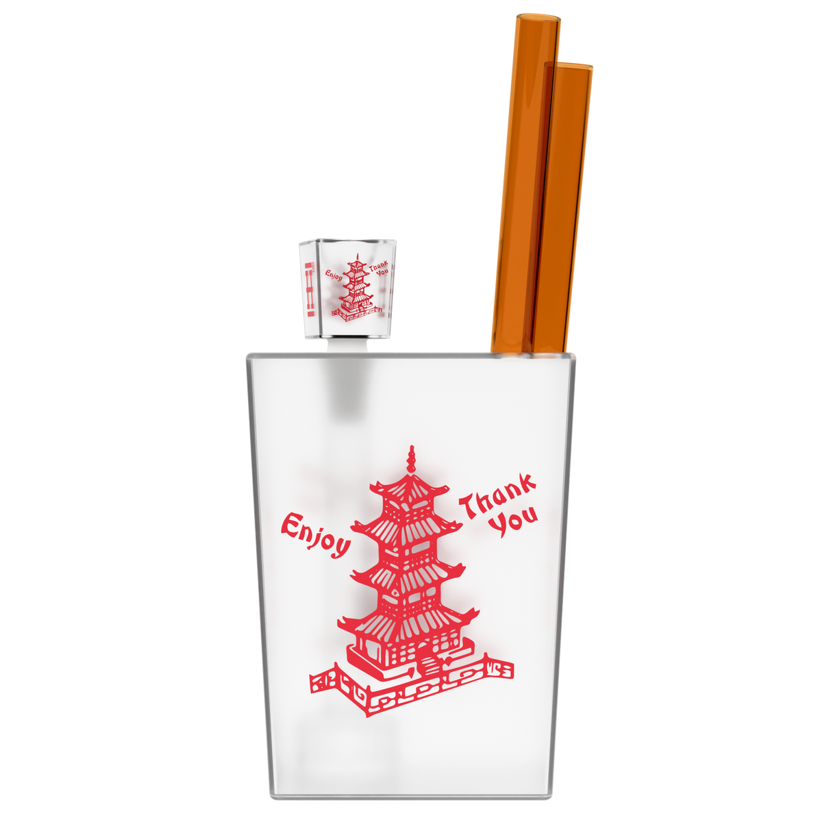 Chinese Takeout XL Bong - Discreet Smoker