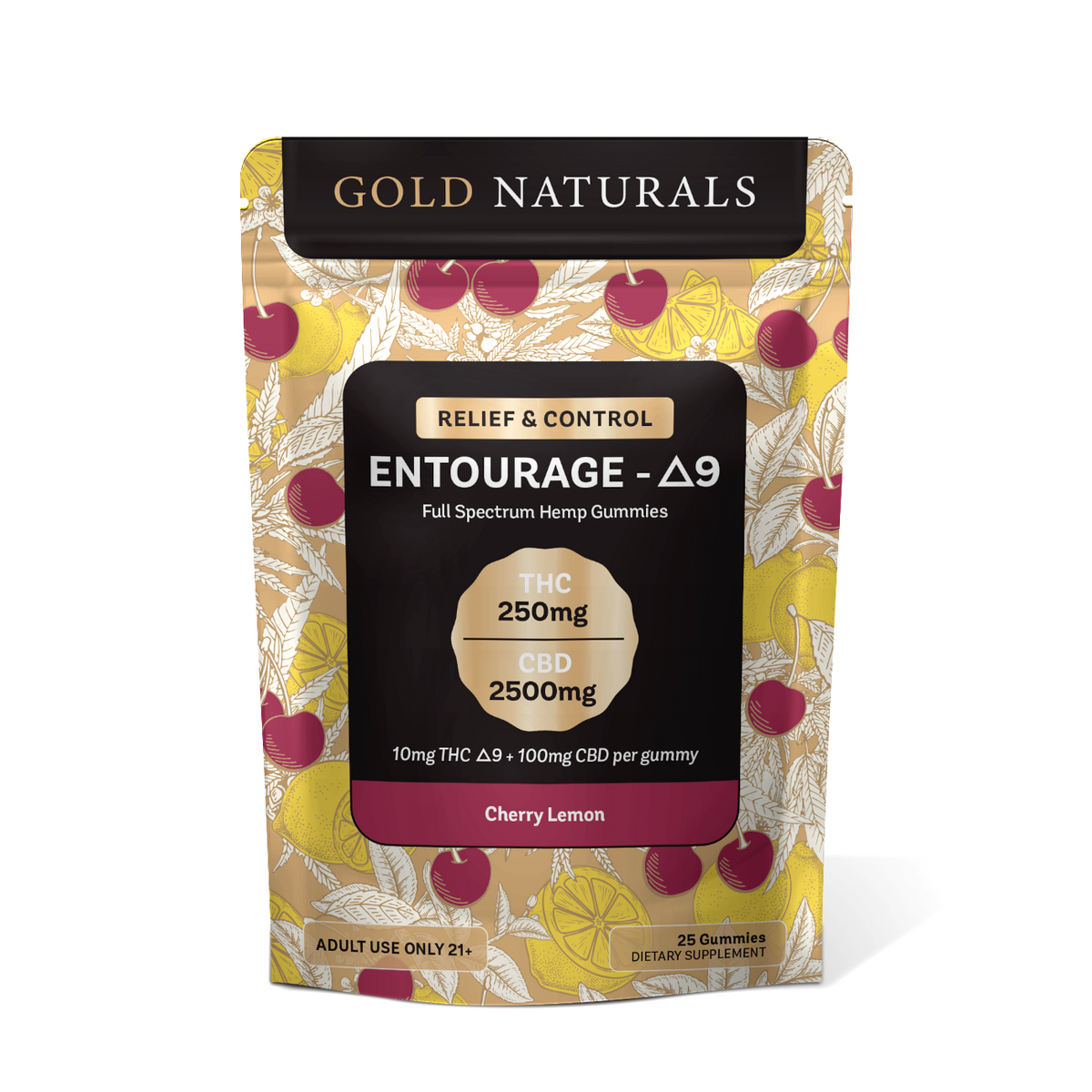 Gold Naturals Entourage Δ9 Gummy - Discreet Smoker