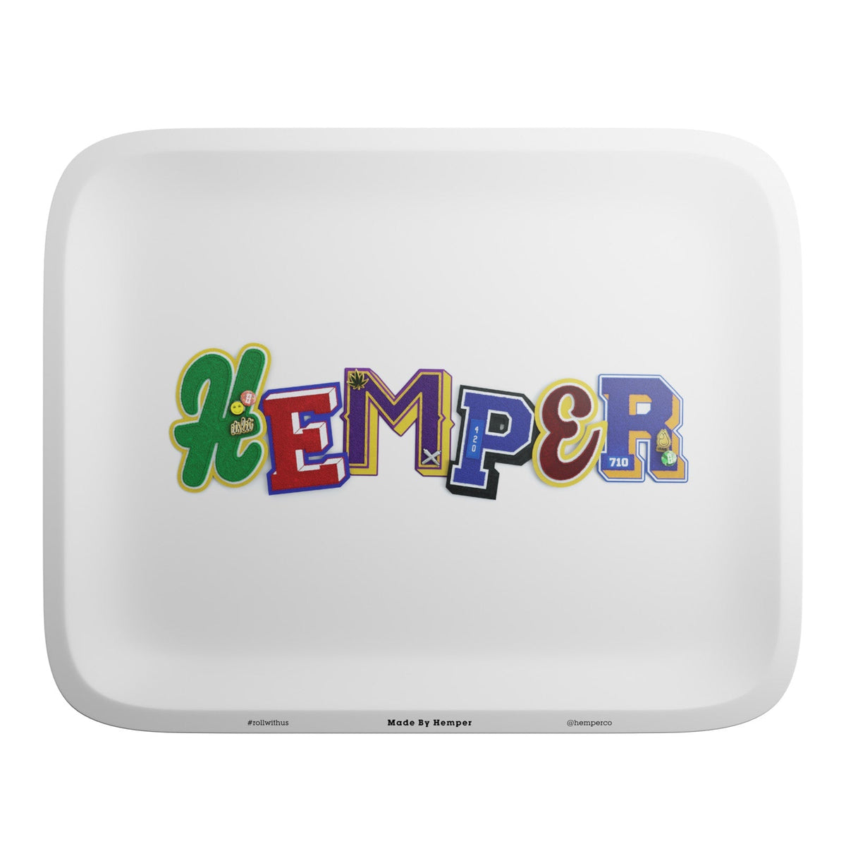 HEMPER - Varsity Rolling Tray - Discreet Smoker