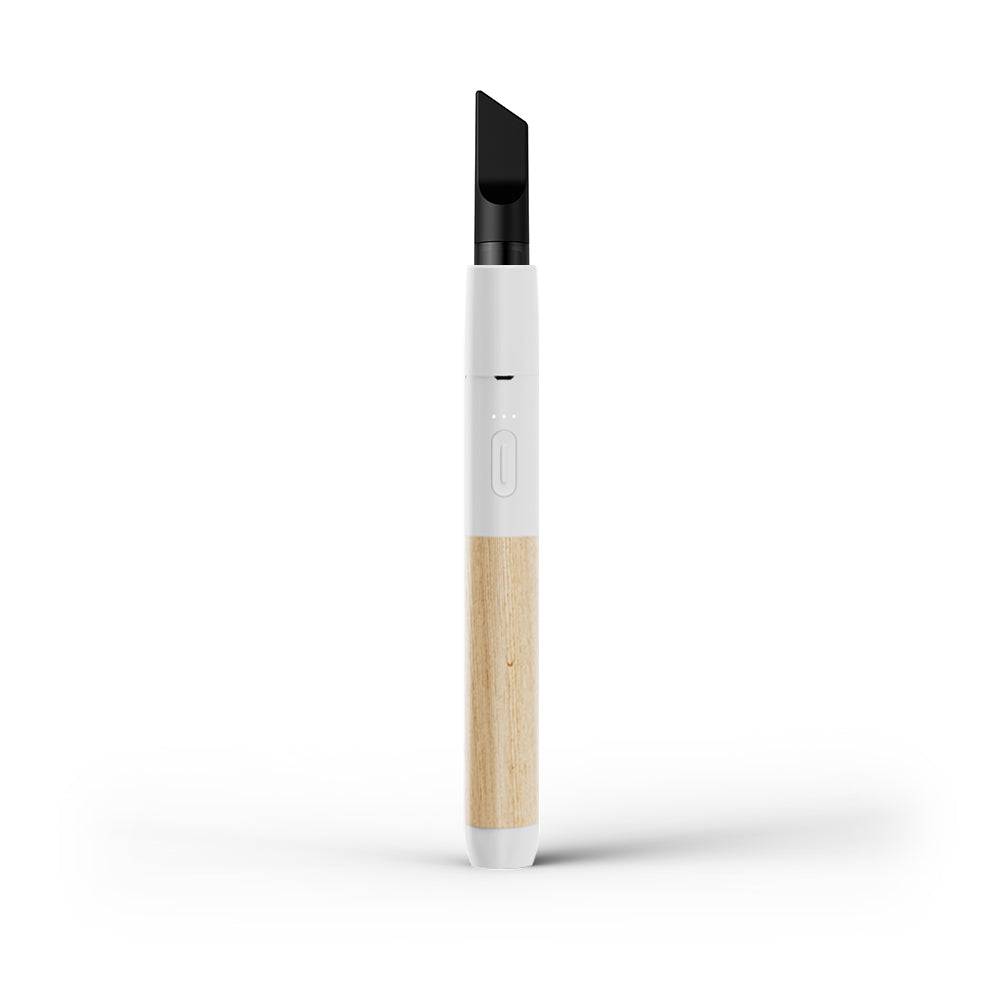 Vessel Wood 510 Battery [White/Beechwood] + - Discreet Smoker