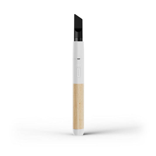Vessel Wood 510 Battery [White/Beechwood] + - Discreet Smoker