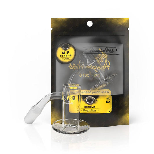 BEEHIVE QUARTZ BANGER - 45° DEGREE | BL - Discreet Smoker