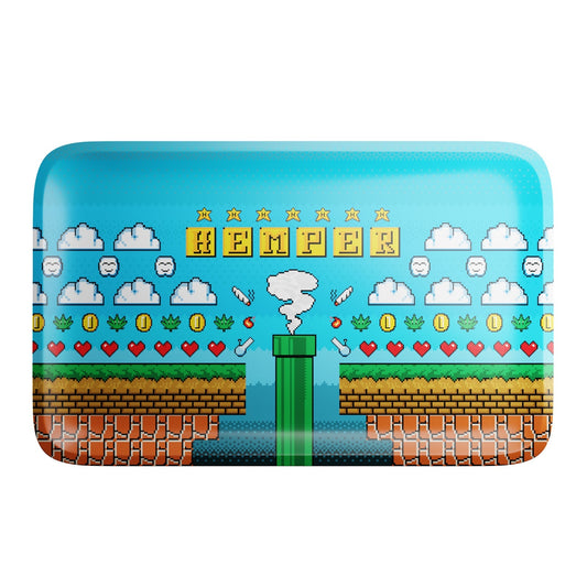 HEMPER  - Gaming Rolling Tray - Discreet Smoker