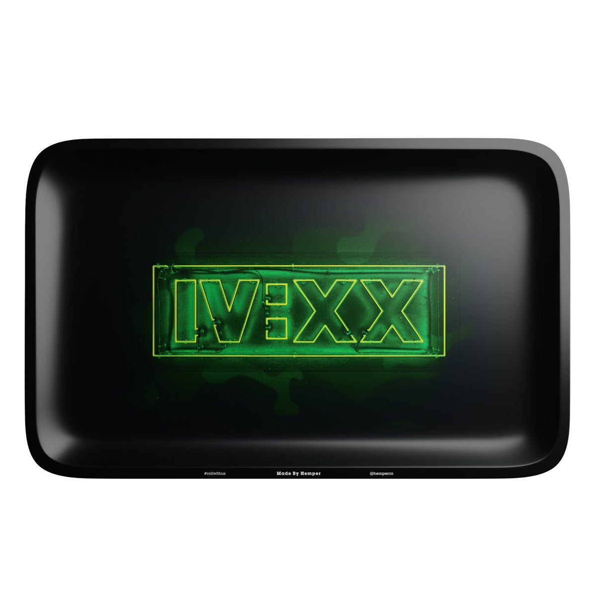 HEMPER  - IVXX Neon Rolling Tray - Discreet Smoker