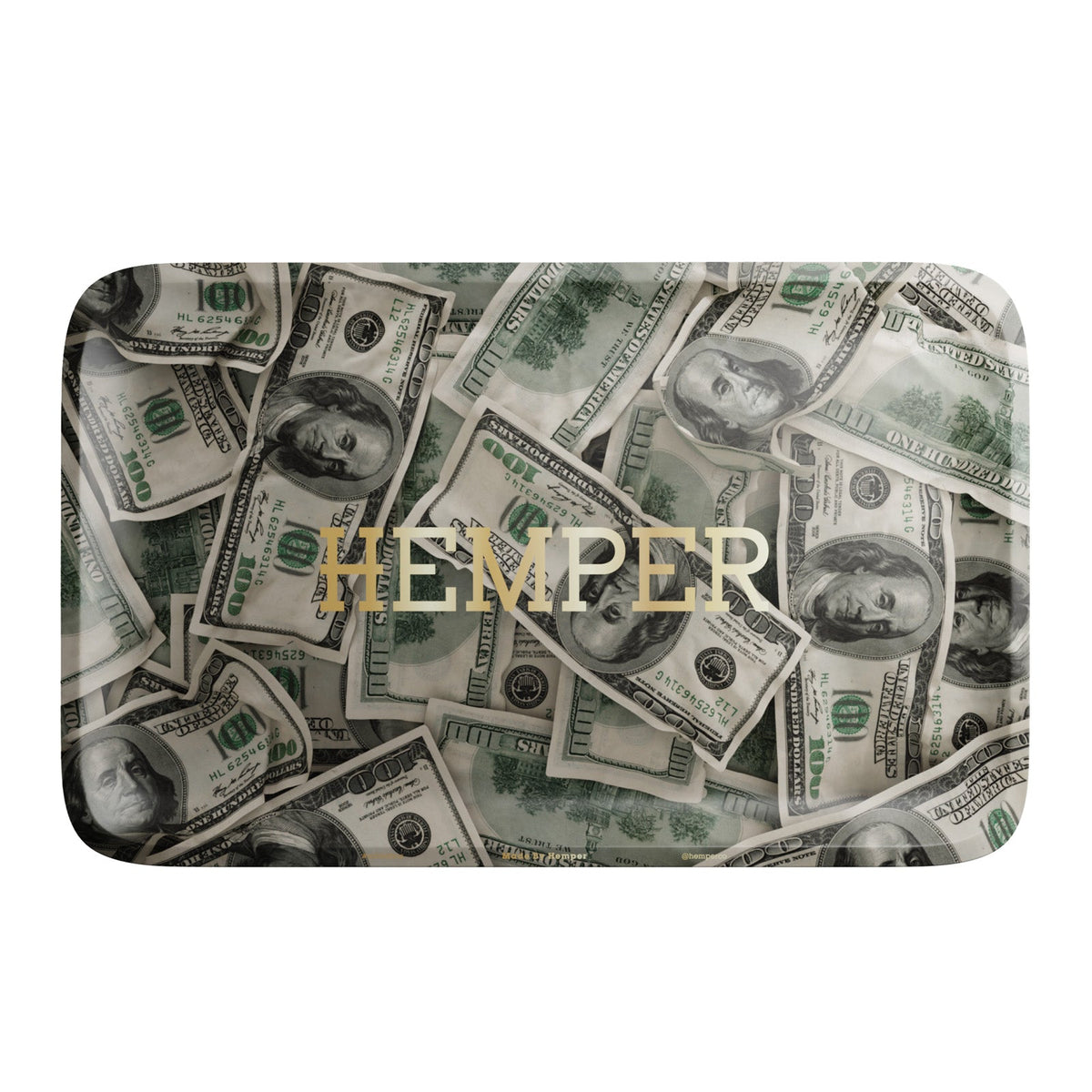 HEMPER  - It's Money Rolling Tray - Discreet Smoker