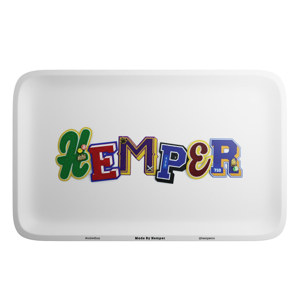 HEMPER - Varsity Rolling Tray - Discreet Smoker