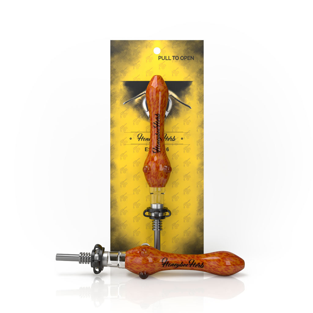 Honeybee Herb Speckled Nectar Collector - Discreet Smoker