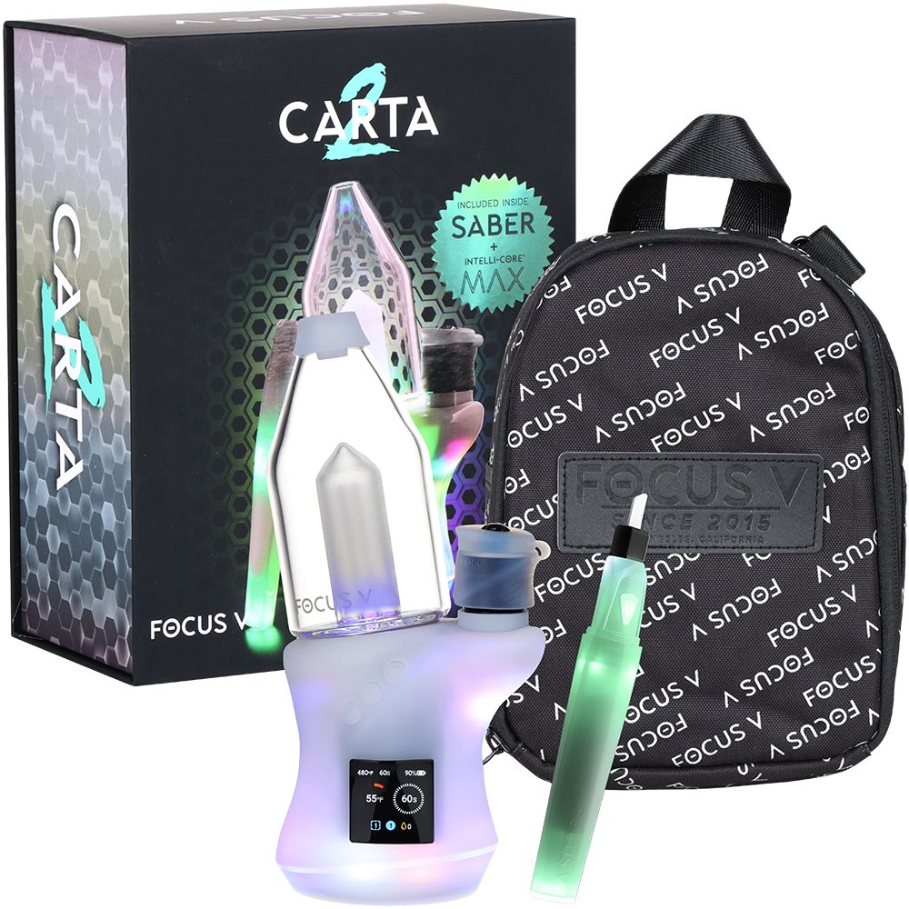 Focus V CARTA 2 eRig MAX Oil Atomizer & Saber Hot Knife Bundle | 2000mAh