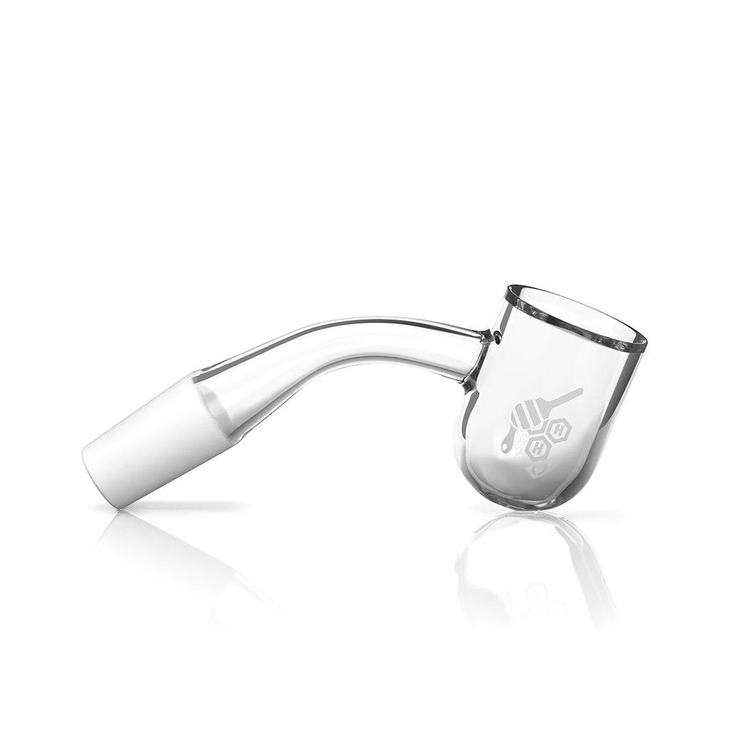 HONEY BEVEL BOWL QUARTZ BANGER - 45° DEGREE | YL - Discreet Smoker