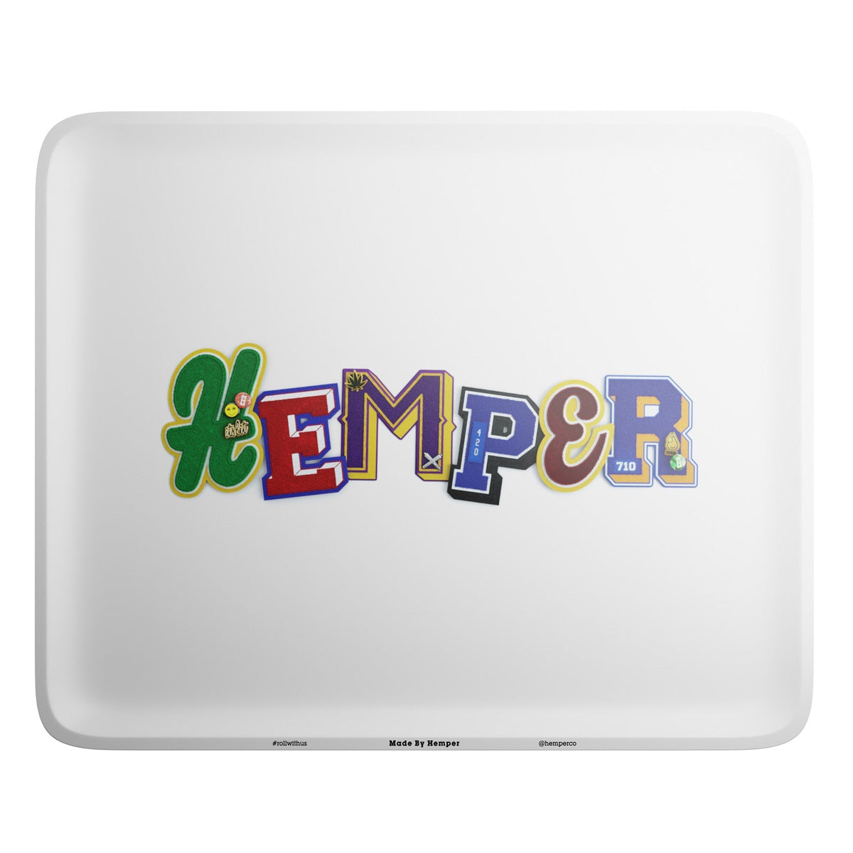HEMPER - Varsity Rolling Tray - Discreet Smoker