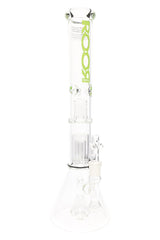 ROOR Tech Stemless Beaker Bong – Multi Percs – 18″ – 5 mm - Discreet Smoker