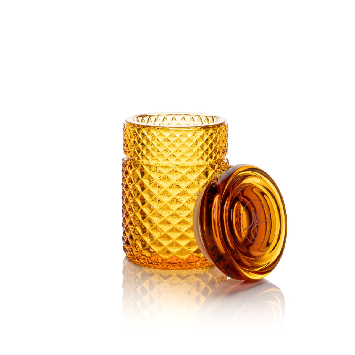 Twenties Collection Jar | Amber - Discreet Smoker