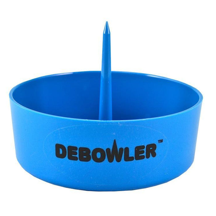 Debowler Ashtray w/ Cleaning Spike | 4 Inch, Debowler Blue