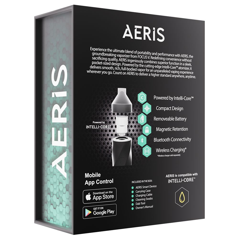 Focus V AERIS Vaporizer - 800mAh / Black - Discreet Smoker