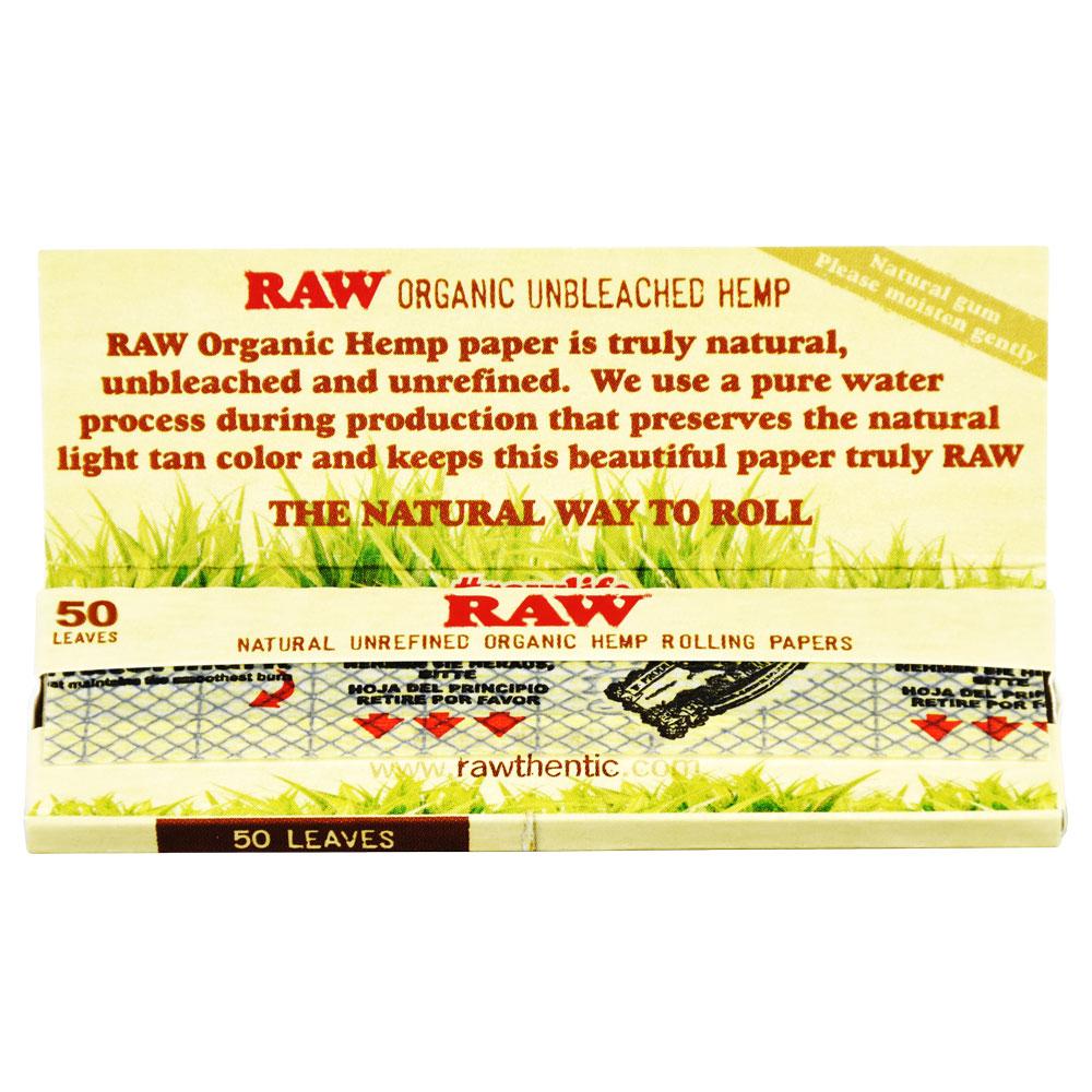 Raw Organic Hemp Rolling Papers