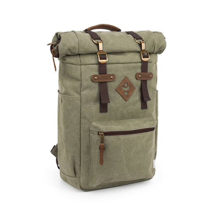 Revelry Drifter - Smell Proof Rolltop Backpack, Sage