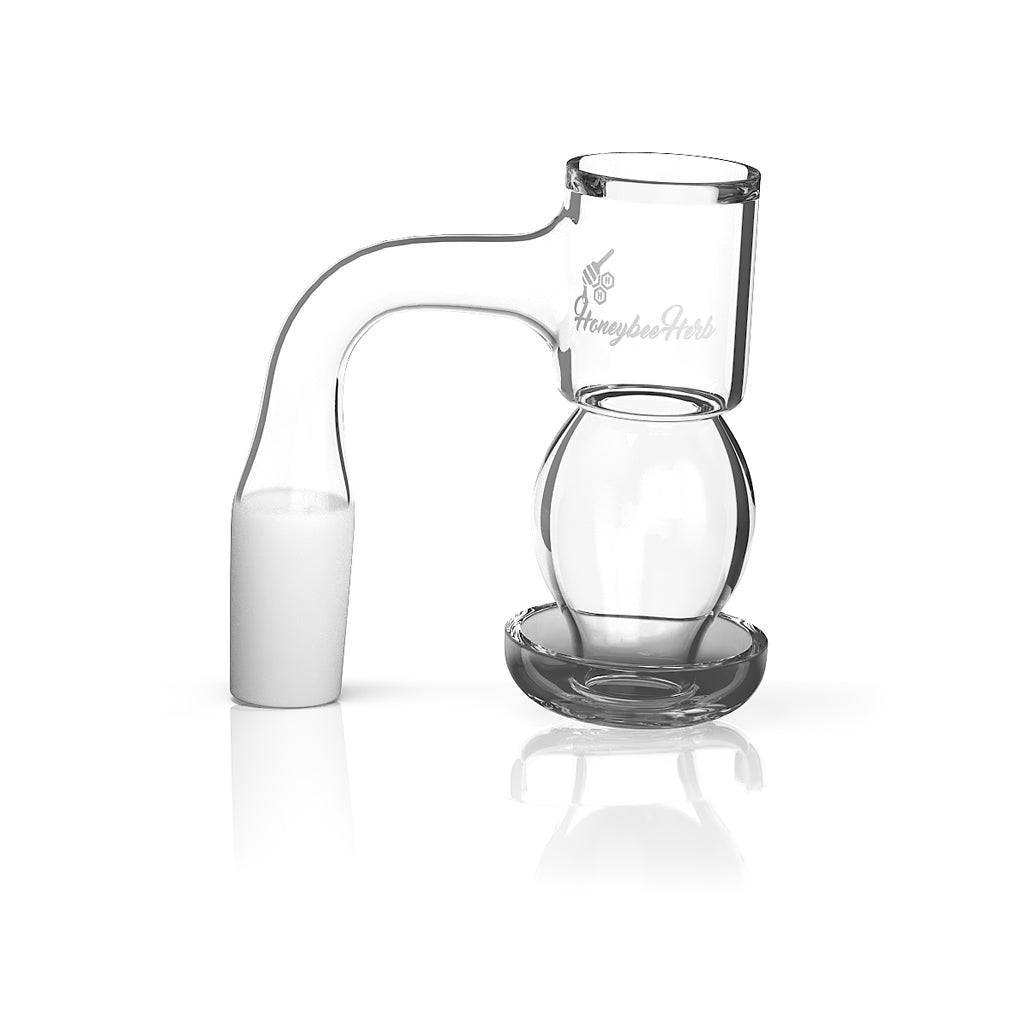 HONEYSUCKLE BUBBLE QUARTZ BANGER - 90° DEGREE | BL - Discreet Smoker
