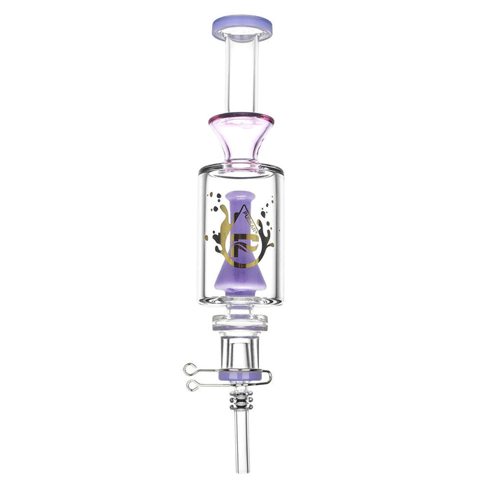 Pulsar Beaker Perc Vapor Vessel 2.0 w/ Quartz Tip | 8.5" | 14mm F, Pink