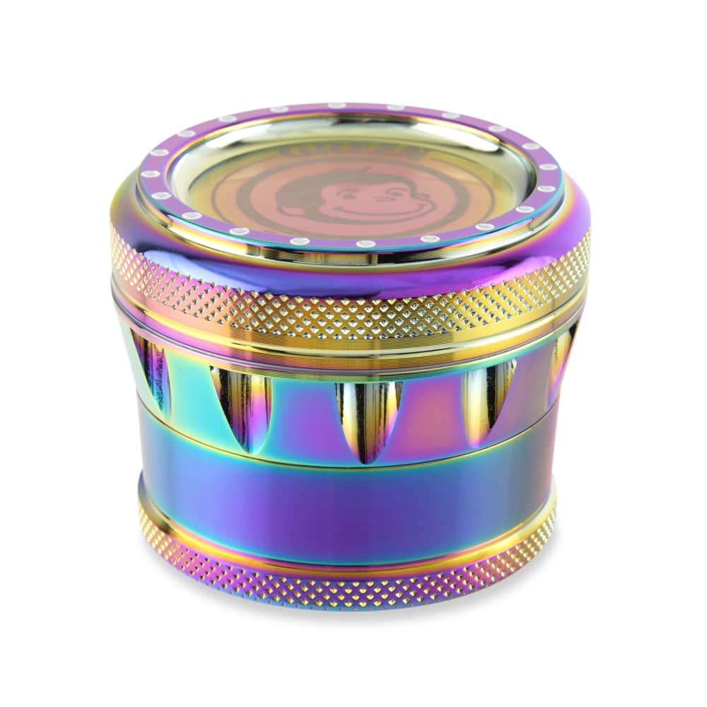Green Monkey Grinder - Tamarin 4pc - 70mm - Discreet Smoker