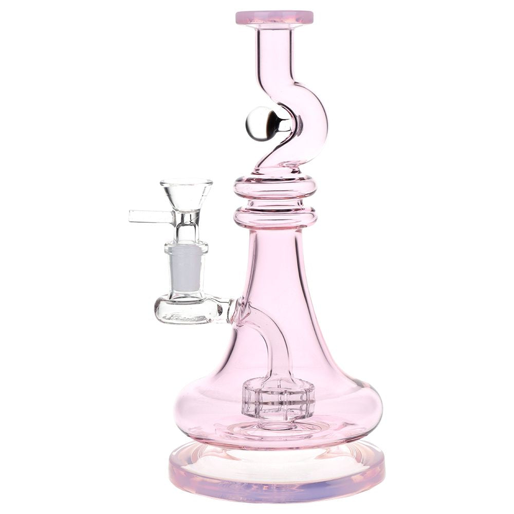 Enchanted Tower Glass Water Pipe - 8.75" / 14mm F - Discreet Smoker