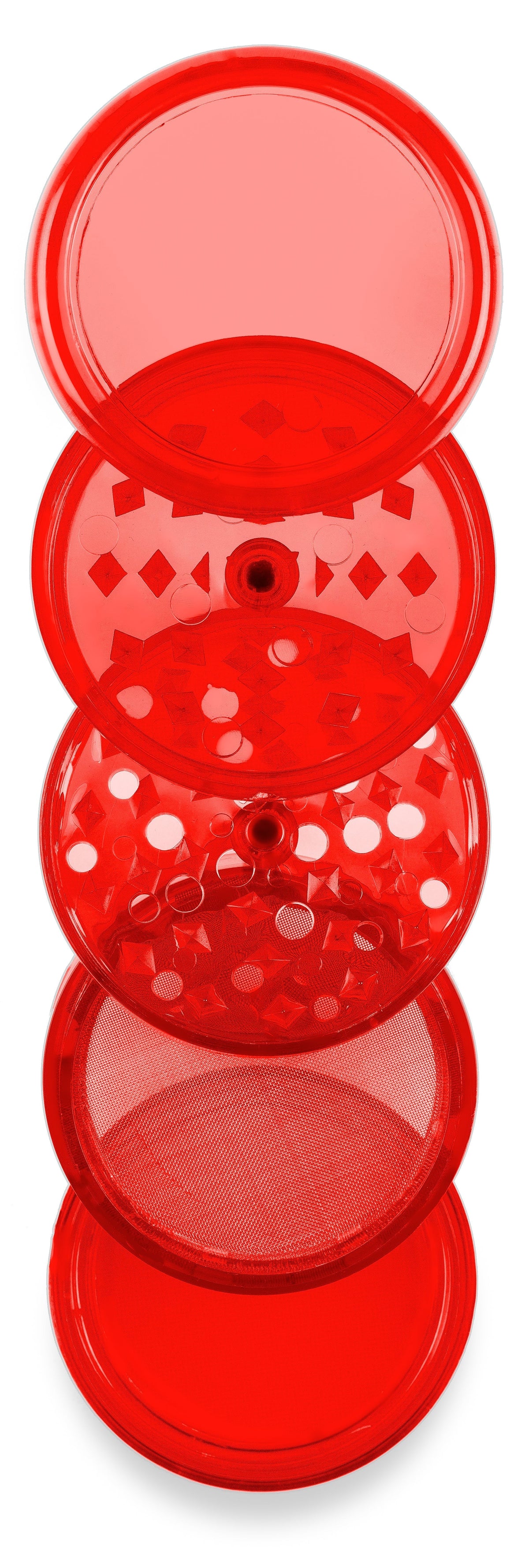 Higher Standards 4-Piece Herb Grinder with Pollen Catcher - Discreet Smoker