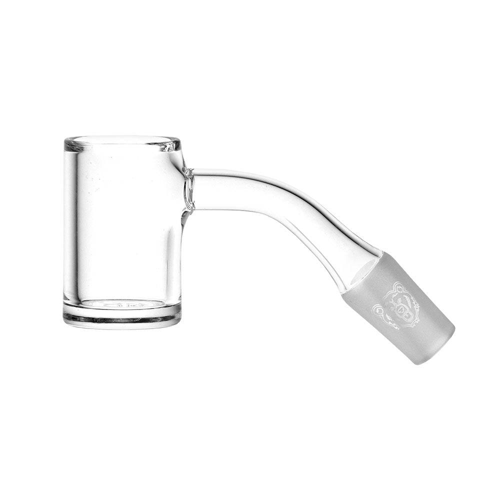 Bear Quartz V2 Flat 25MM Banger | 14mm M - Discreet Smoker