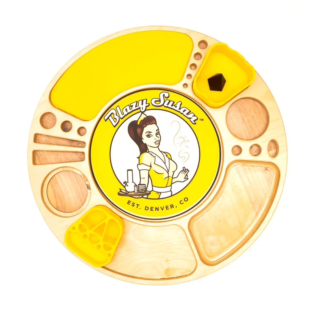 Blazy Susan Spinning Rolling Trays - Discreet Smoker