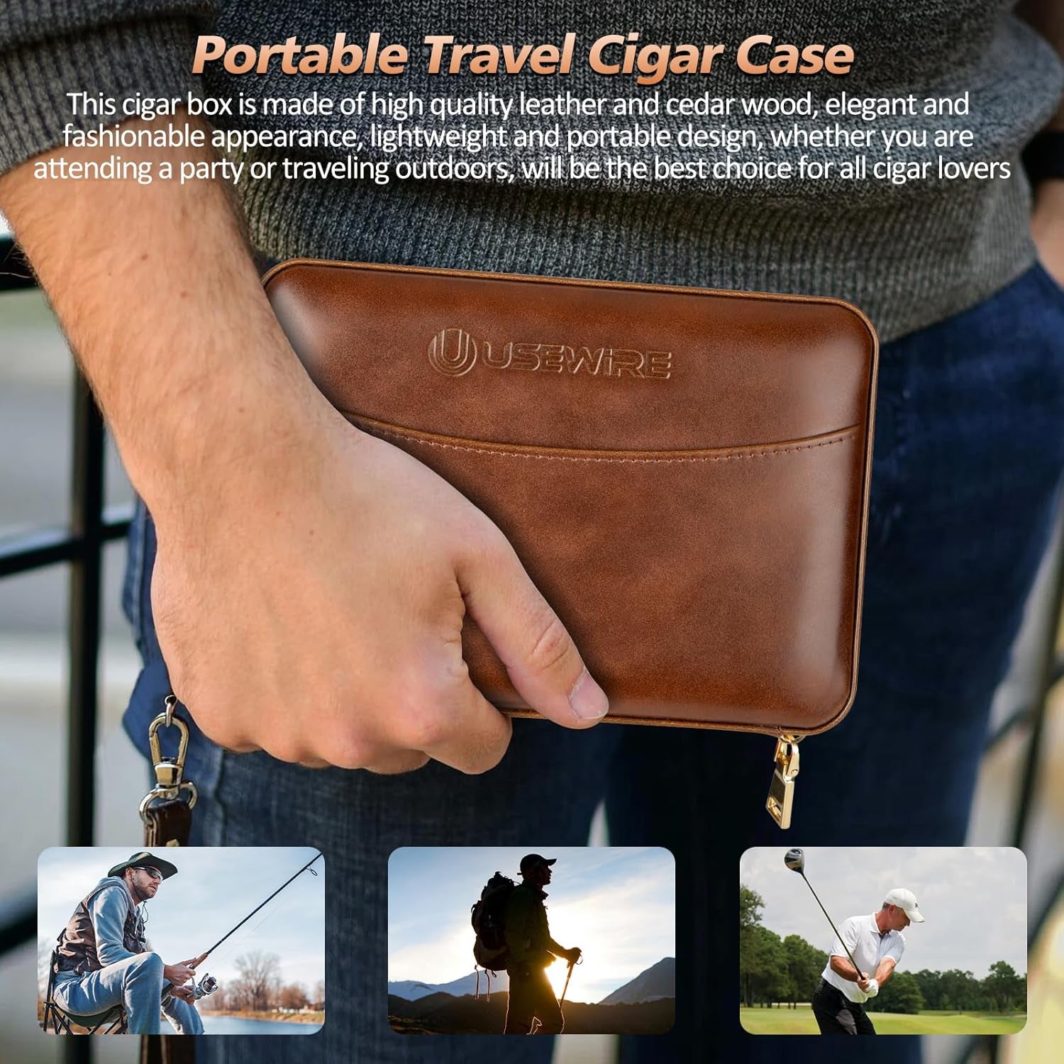 Cigar Cabinet & Cigar Box Lighter Set