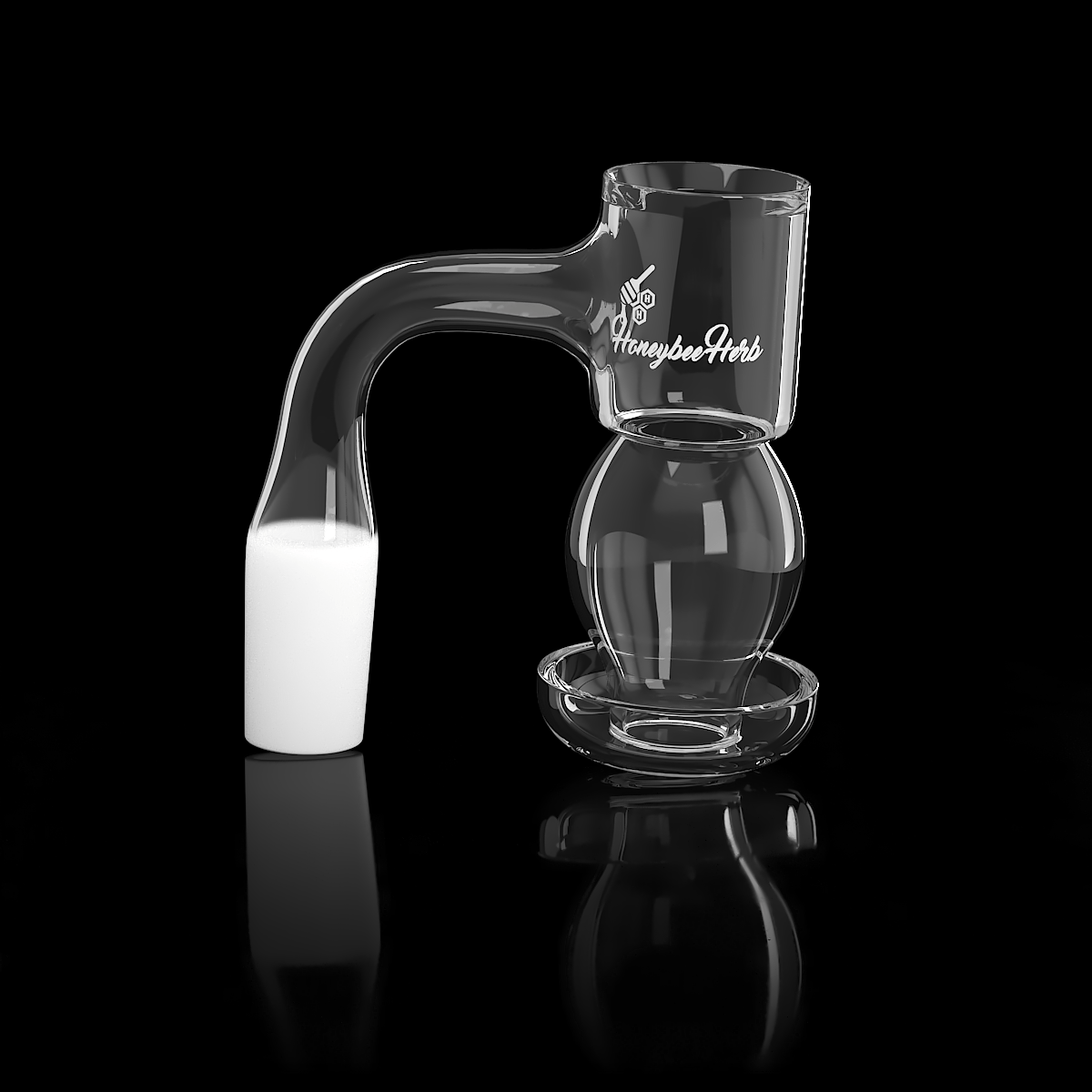 HONEYSUCKLE BUBBLE QUARTZ BANGER - 90° DEGREE | BL - Discreet Smoker
