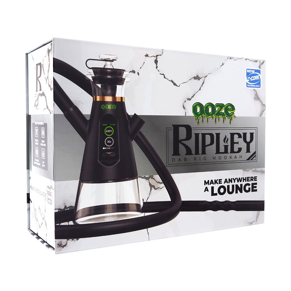 Ooze Ripley Electric Dab Rig Hookah | 2400mAh - Discreet Smoker